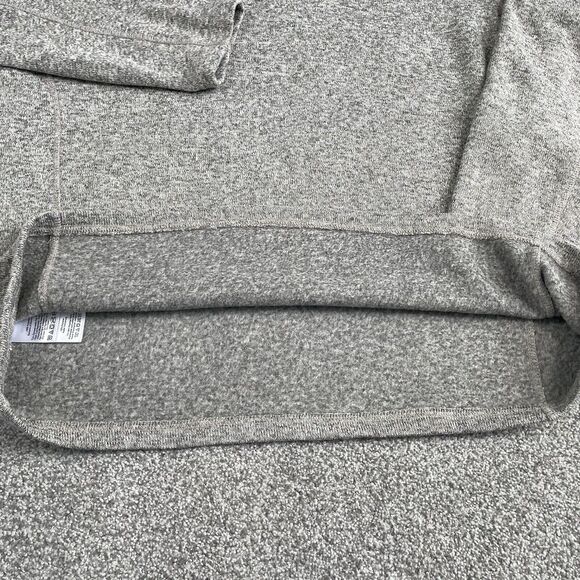 Eddie Bauer Fleece Lined Sweater Mens 1/4 Zip Pullover Gray Size XXL 2XL - Picture 3 of 8